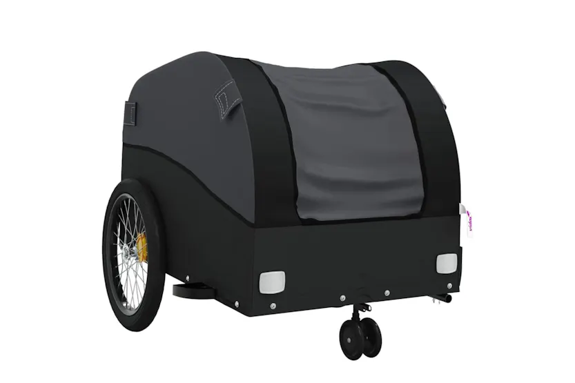 Vidaxl Bike Trailer Black 30 Kg Iron Vidaxl Bike Trailer Black 30 Kg Iron