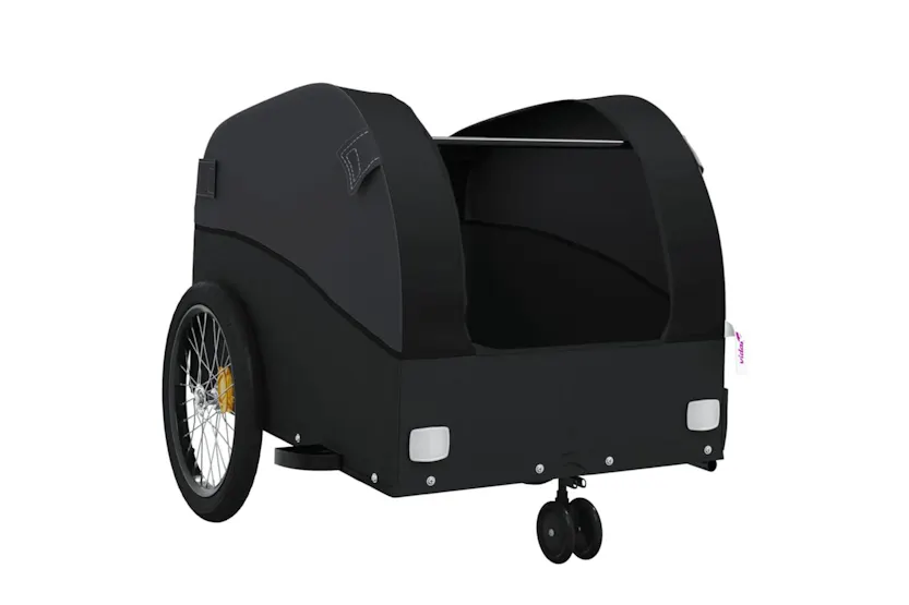 Vidaxl Bike Trailer Black 30 Kg Iron Vidaxl Bike Trailer Black 30 Kg Iron