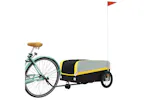 Vidaxl Bike Trailer Black And Yellow 45 Kg Iron Vidaxl Bike Trailer Black And Yellow 45 Kg Iron