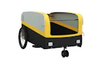 Vidaxl Bike Trailer Black And Yellow 45 Kg Iron Vidaxl Bike Trailer Black And Yellow 45 Kg Iron