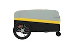 Vidaxl Bike Trailer Black And Yellow 45 Kg Iron Vidaxl Bike Trailer Black And Yellow 45 Kg Iron