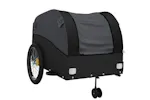 Vidaxl Bike Trailer Black 45 Kg Iron Vidaxl Bike Trailer Black 45 Kg Iron