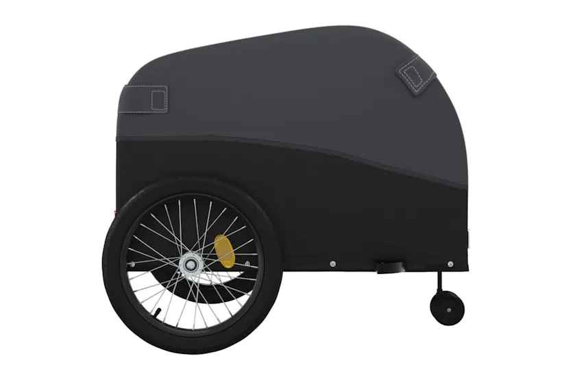 Vidaxl Bike Trailer Black 45 Kg Iron Vidaxl Bike Trailer Black 45 Kg Iron