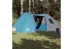 Vidaxl Family Tent Dome 6-person Blue Waterproof Vidaxl Family Tent Dome 6-person Blue Waterproof