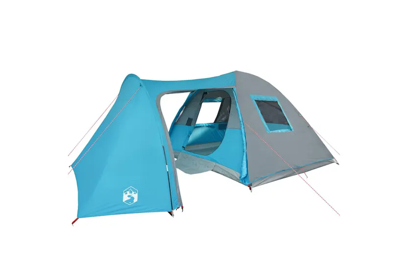 Vidaxl Family Tent Dome 6-person Blue Waterproof Vidaxl Family Tent Dome 6-person Blue Waterproof
