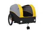 Vidaxl Bike Trailer Black And Yellow 45 Kg Iron Vidaxl Bike Trailer Black And Yellow 45 Kg Iron