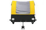 Vidaxl Bike Trailer Black And Yellow 45 Kg Iron Vidaxl Bike Trailer Black And Yellow 45 Kg Iron