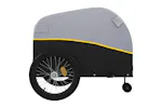 Vidaxl Bike Trailer Black And Yellow 45 Kg Iron Vidaxl Bike Trailer Black And Yellow 45 Kg Iron