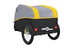 Vidaxl Bike Trailer Black And Yellow 45 Kg Iron Vidaxl Bike Trailer Black And Yellow 45 Kg Iron