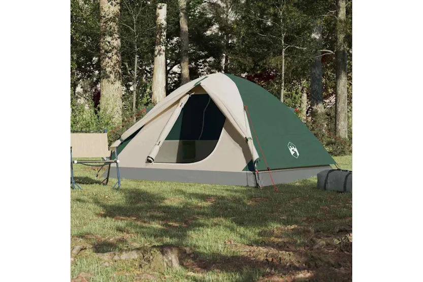 Vidaxl Camping Tent Dome 6-person Green Waterproof Vidaxl Camping Tent Dome 6-person Green Waterproof