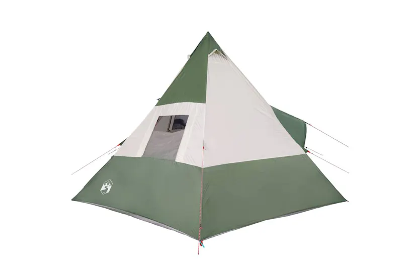 Vidaxl Camping Tent Tipi 7-person Green Waterproof Vidaxl Camping Tent Tipi 7-person Green Waterproof