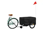Vidaxl Bike Trailer Black 30 Kg Iron Vidaxl Bike Trailer Black 30 Kg Iron
