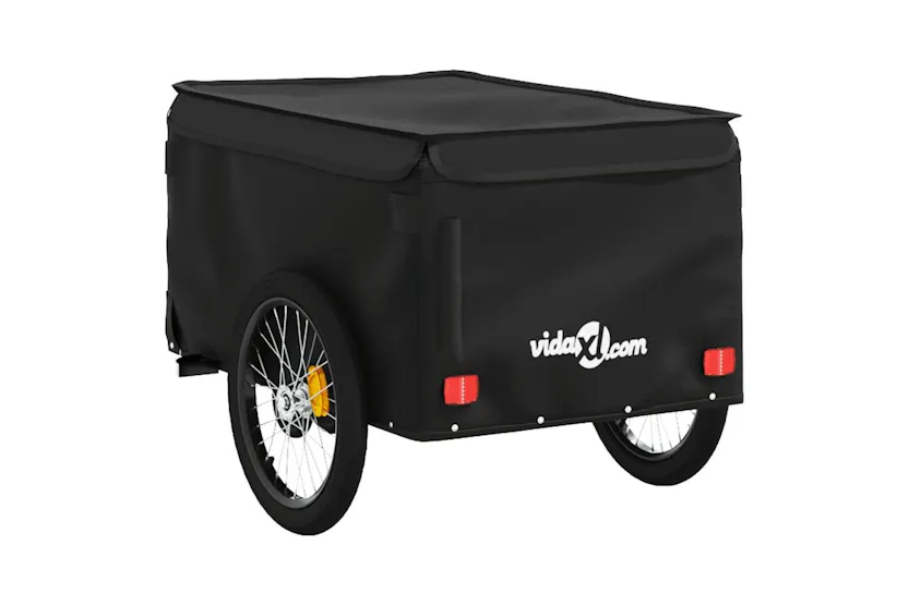 Vidaxl Bike Trailer Black 30 Kg Iron Vidaxl Bike Trailer Black 30 Kg Iron