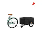 Vidaxl Bike Trailer Black 45 Kg Iron Vidaxl Bike Trailer Black 45 Kg Iron