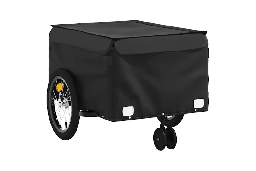Vidaxl Bike Trailer Black 45 Kg Iron Vidaxl Bike Trailer Black 45 Kg Iron