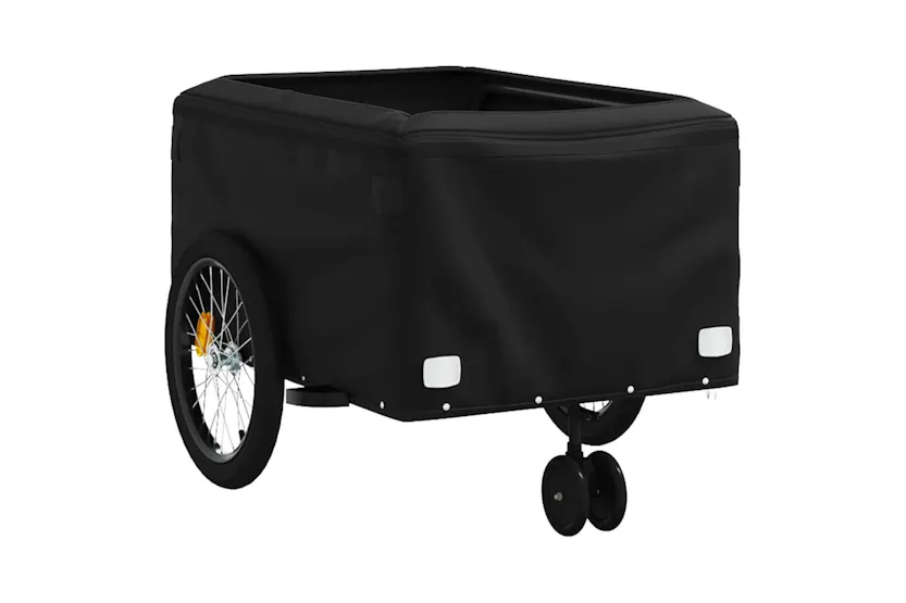 Vidaxl Bike Trailer Black 45 Kg Iron Vidaxl Bike Trailer Black 45 Kg Iron