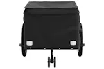 Vidaxl Bike Trailer Black 45 Kg Iron Vidaxl Bike Trailer Black 45 Kg Iron