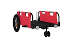 Vidaxl Bike Trailer Red Oxford Fabric And Iron Vidaxl Bike Trailer Red Oxford Fabric And Iron