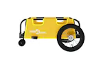 Vidaxl Bike Trailer Yellow Oxford Fabric And Iron Vidaxl Bike Trailer Yellow Oxford Fabric And Iron