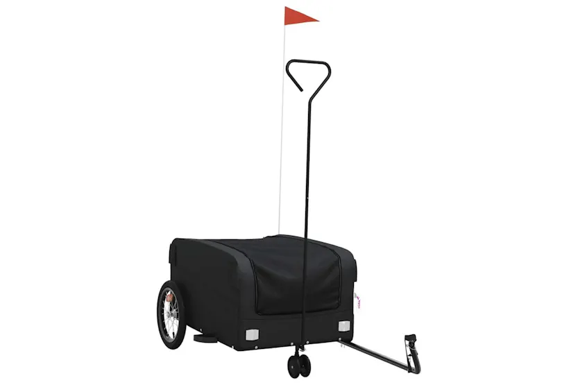 Vidaxl Bike Trailer Black 45 Kg Iron Vidaxl Bike Trailer Black 45 Kg Iron
