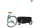 Vidaxl Bike Trailer Black 45 Kg Iron Vidaxl Bike Trailer Black 45 Kg Iron