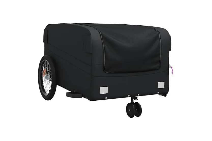 Vidaxl Bike Trailer Black 45 Kg Iron Vidaxl Bike Trailer Black 45 Kg Iron