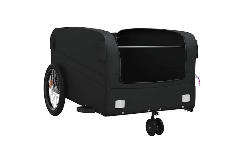 Vidaxl Bike Trailer Black 45 Kg Iron Vidaxl Bike Trailer Black 45 Kg Iron