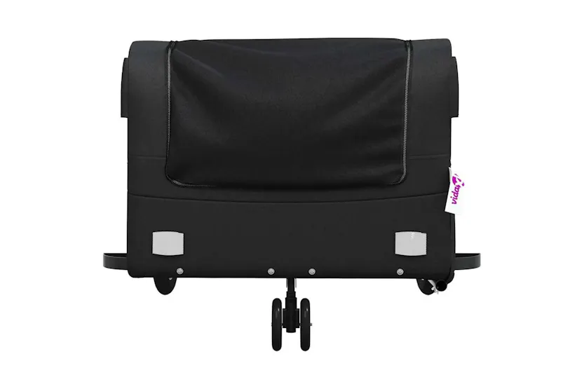 Vidaxl Bike Trailer Black 45 Kg Iron Vidaxl Bike Trailer Black 45 Kg Iron
