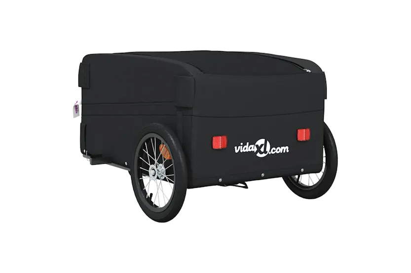 Vidaxl Bike Trailer Black 45 Kg Iron Vidaxl Bike Trailer Black 45 Kg Iron