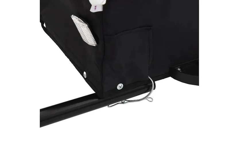 Vidaxl Bike Trailer Black 45 Kg Iron Vidaxl Bike Trailer Black 45 Kg Iron