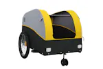 Vidaxl Bike Trailer Black And Yellow 45 Kg Iron Vidaxl Bike Trailer Black And Yellow 45 Kg Iron