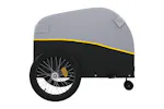 Vidaxl Bike Trailer Black And Yellow 45 Kg Iron Vidaxl Bike Trailer Black And Yellow 45 Kg Iron