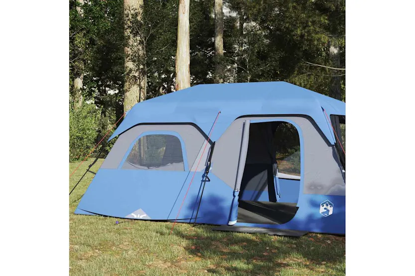Vidaxl Family Tent 9-person Blue Quick Release Waterproof Vidaxl Family Tent 9-person Blue Quick Release Waterproof
