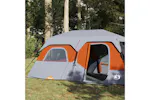 Vidaxl Family Tent 9-person Grey And Orange Quick Release Waterproof Vidaxl Family Tent 9-person Grey And Orange Quick Release Waterproof