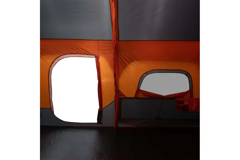 Vidaxl Family Tent 9-person Grey And Orange Quick Release Waterproof Vidaxl Family Tent 9-person Grey And Orange Quick Release Waterproof