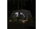 Vidaxl Family Tent With Led 10-person Light Green Quick Release Vidaxl Family Tent With Led 10-person Light Green Quick Release