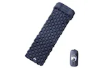 Vidaxl Inflating Camping Mattress With Pillow 1-person Grey Vidaxl Inflating Camping Mattress With Pillow 1-person Grey