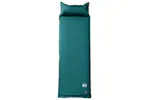 Vidaxl Self Inflating Camping Mattress With Pillow 1-person Green Vidaxl Self Inflating Camping Mattress With Pillow 1-person Green