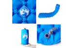 Vidaxl Inflating Camping Mattress 1-person Blue 190x58x6 Cm Vidaxl Inflating Camping Mattress 1-person Blue 190x58x6 Cm