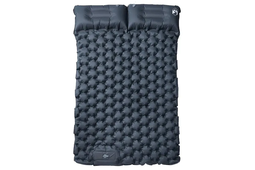 Vidaxl Self Inflating Camping Mattress With Pillows 2-person Grey Vidaxl Self Inflating Camping Mattress With Pillows 2-person Grey
