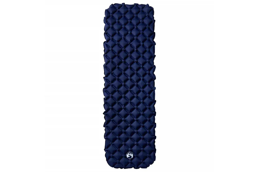 Vidaxl Inflating Camping Mattress 1-person Navy Blue 190x58x6 Cm Vidaxl Inflating Camping Mattress 1-person Navy Blue 190x58x6 Cm