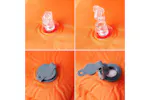 Vidaxl Self Inflating Camping Mattress With Pillow 1-person Orange Vidaxl Self Inflating Camping Mattress With Pillow 1-person Orange