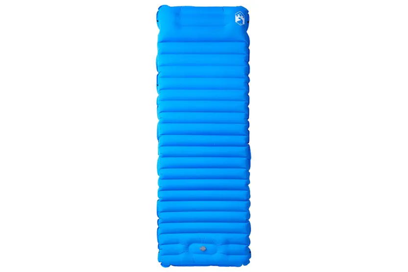 Vidaxl Self Inflating Camping Mattress With Pillow 1-person Blue Vidaxl Self Inflating Camping Mattress With Pillow 1-person Blue