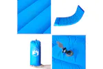 Vidaxl Self Inflating Camping Mattress With Pillow 1-person Blue Vidaxl Self Inflating Camping Mattress With Pillow 1-person Blue