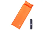Vidaxl Self Inflating Camping Mattress With Pillow 1-person Orange Vidaxl Self Inflating Camping Mattress With Pillow 1-person Orange