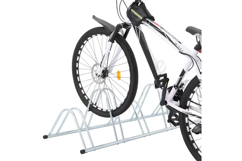 Vidaxl Bicycle Stand For 6 Bikes Floor Freestanding Galvanised Steel Vidaxl Bicycle Stand For 6 Bikes Floor Freestanding Galvanised Steel