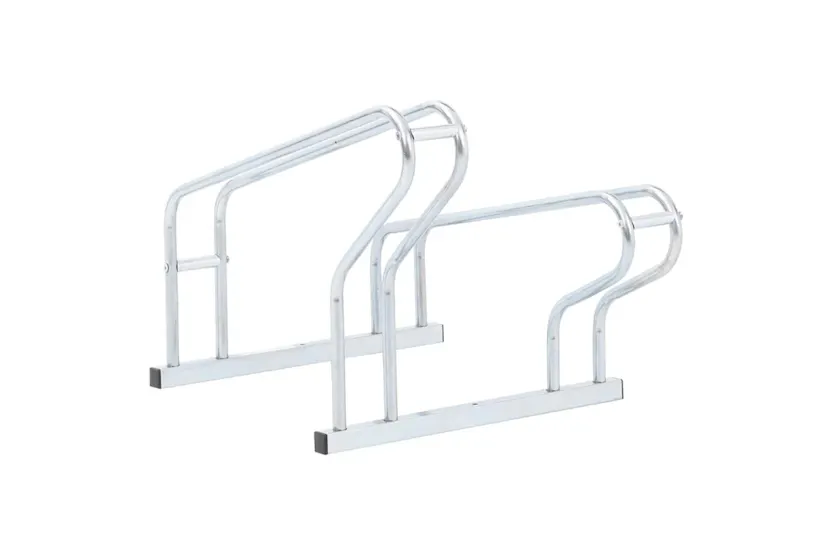 Vidaxl Bicycle Stand For 2 Bikes Floor Freestanding Galvanised Steel Vidaxl Bicycle Stand For 2 Bikes Floor Freestanding Galvanised Steel
