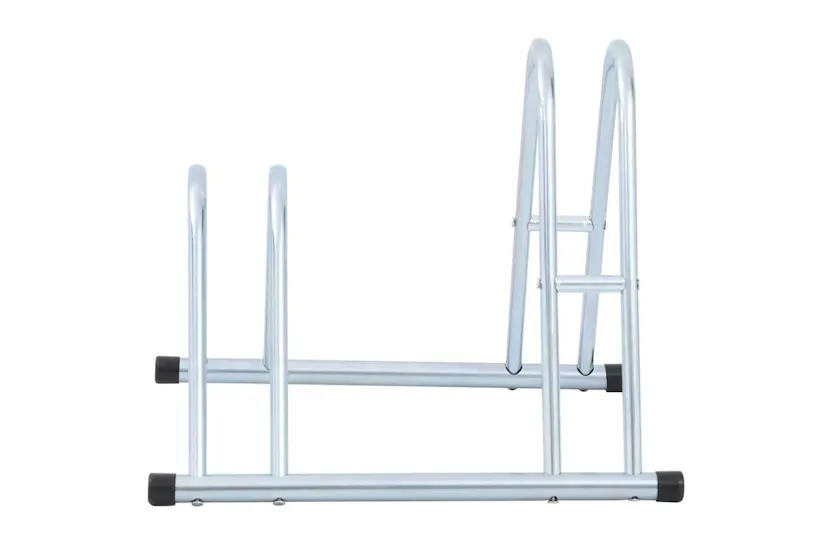 Vidaxl Bicycle Stand For 2 Bikes Floor Freestanding Galvanised Steel Vidaxl Bicycle Stand For 2 Bikes Floor Freestanding Galvanised Steel