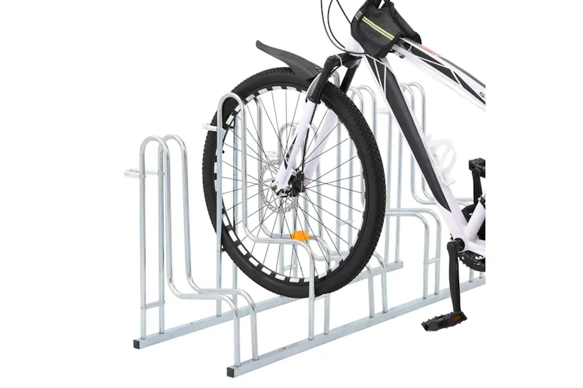 Vidaxl Bicycle Stand For 5 Bikes Floor Freestanding Galvanised Steel Vidaxl Bicycle Stand For 5 Bikes Floor Freestanding Galvanised Steel