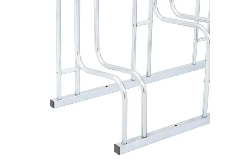 Vidaxl Bicycle Stand For 5 Bikes Floor Freestanding Galvanised Steel Vidaxl Bicycle Stand For 5 Bikes Floor Freestanding Galvanised Steel